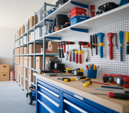 Rangement garage optimisé : solutions pratiques pour bricoleurs débutants