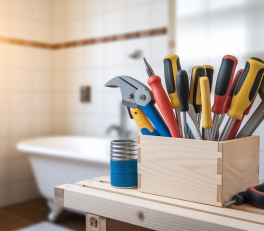Les outils indispensables pour rénover sa salle de bain